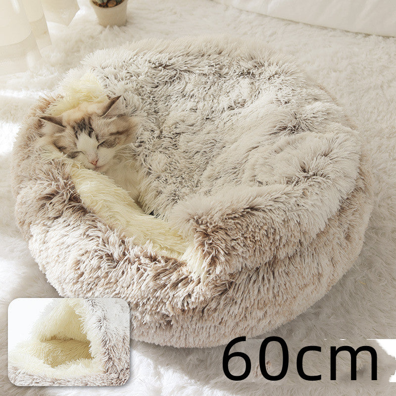 Dog And Cat Bed Pet Winter.