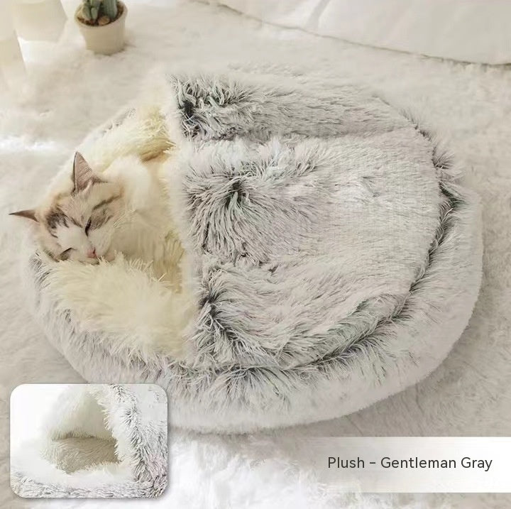 Dog And Cat Bed Pet Winter.