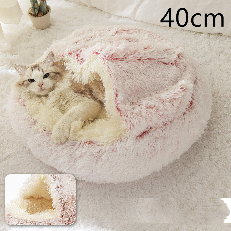 Dog And Cat Bed Pet Winter.