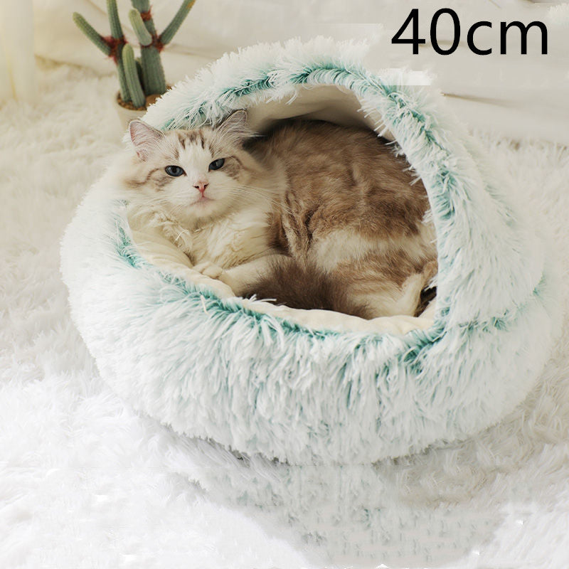 Dog And Cat Bed Pet Winter.