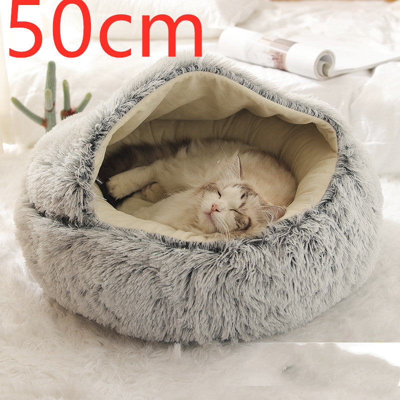 Dog And Cat Bed Pet Winter.