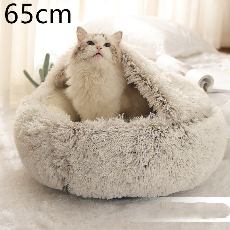 Dog And Cat Bed Pet Winter.