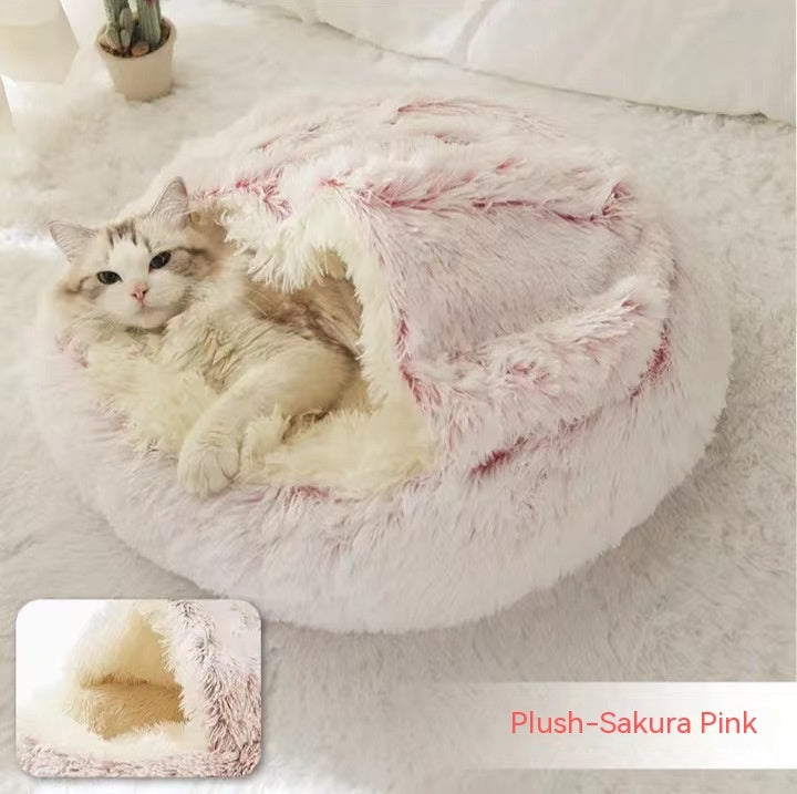 Dog And Cat Bed Pet Winter.