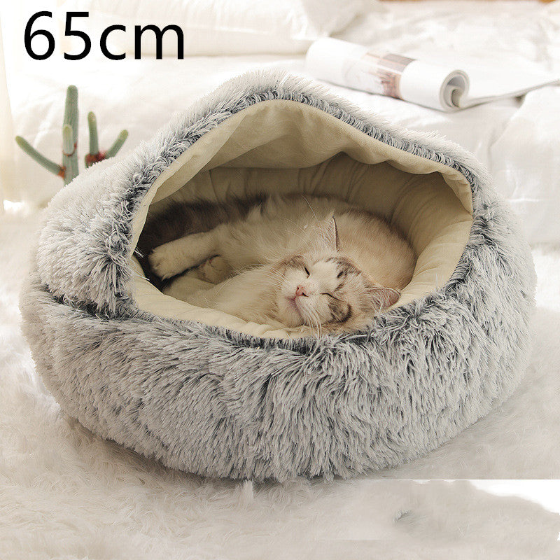Dog And Cat Bed Pet Winter.