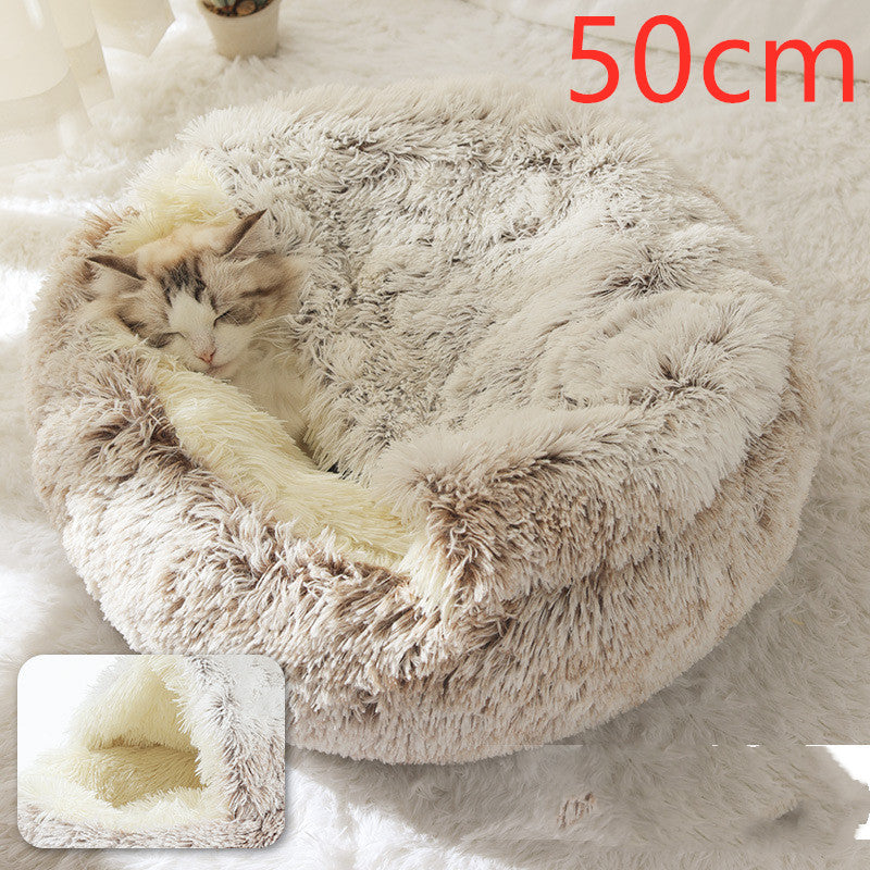 Dog And Cat Bed Pet Winter.