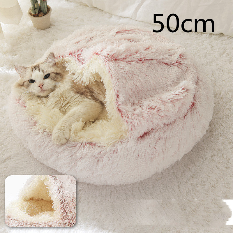 Dog And Cat Bed Pet Winter.
