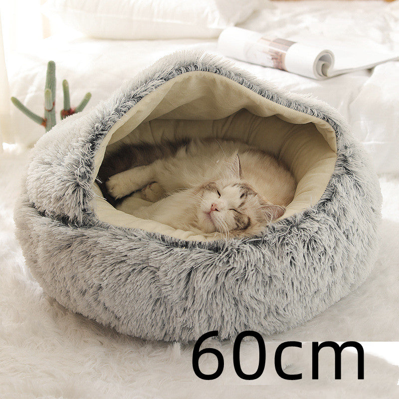 Dog And Cat Bed Pet Winter.