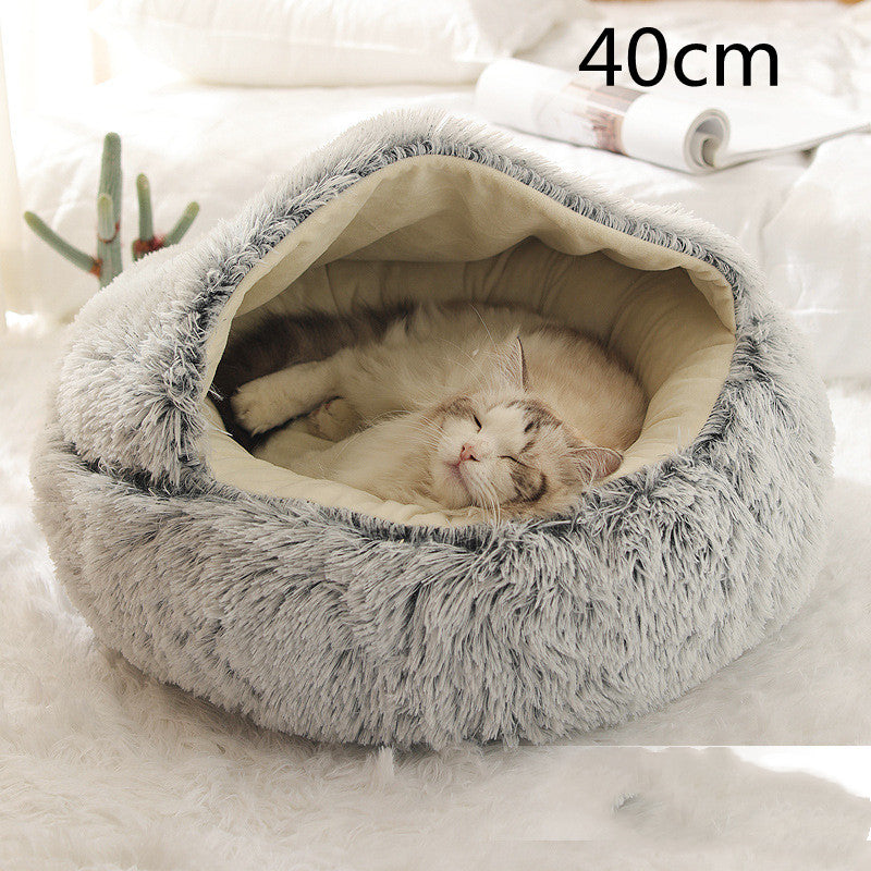 Dog And Cat Bed Pet Winter.